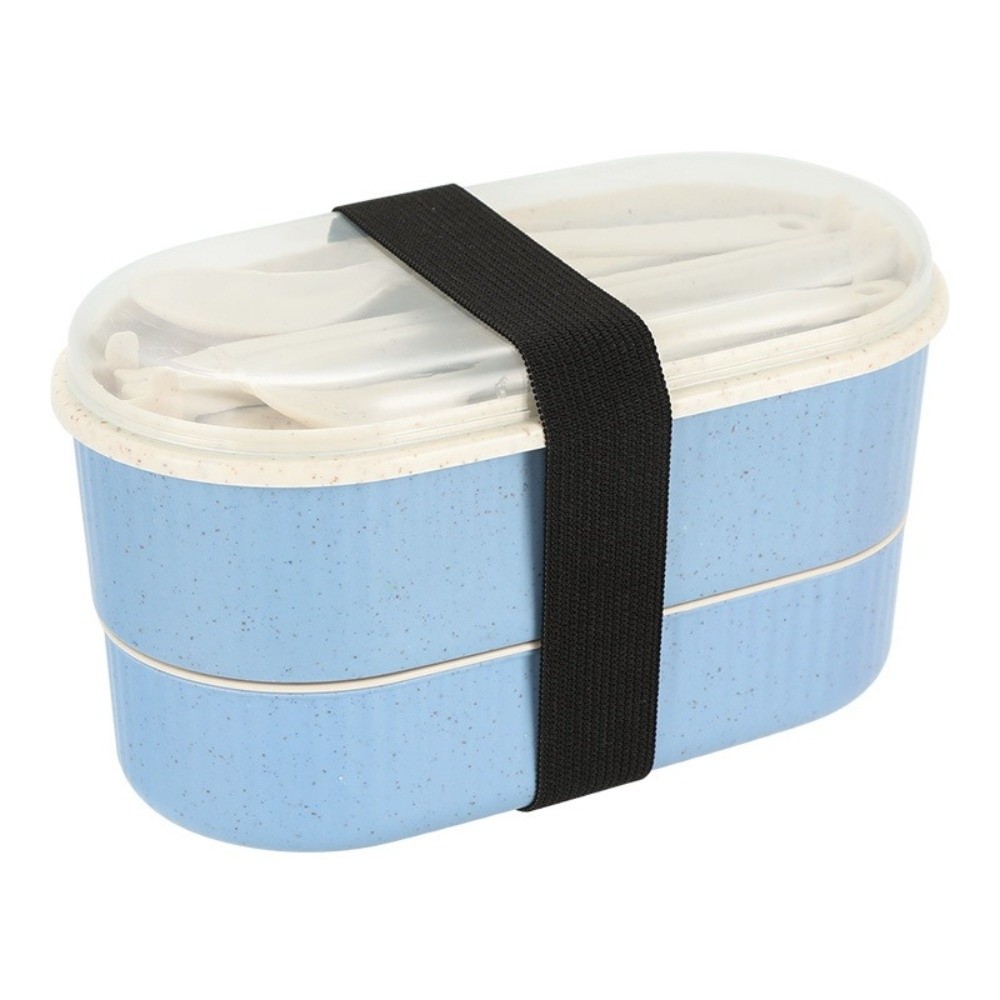 Food Storage Made Easy - Kotak Makan Siang Portabel Dua Lapis