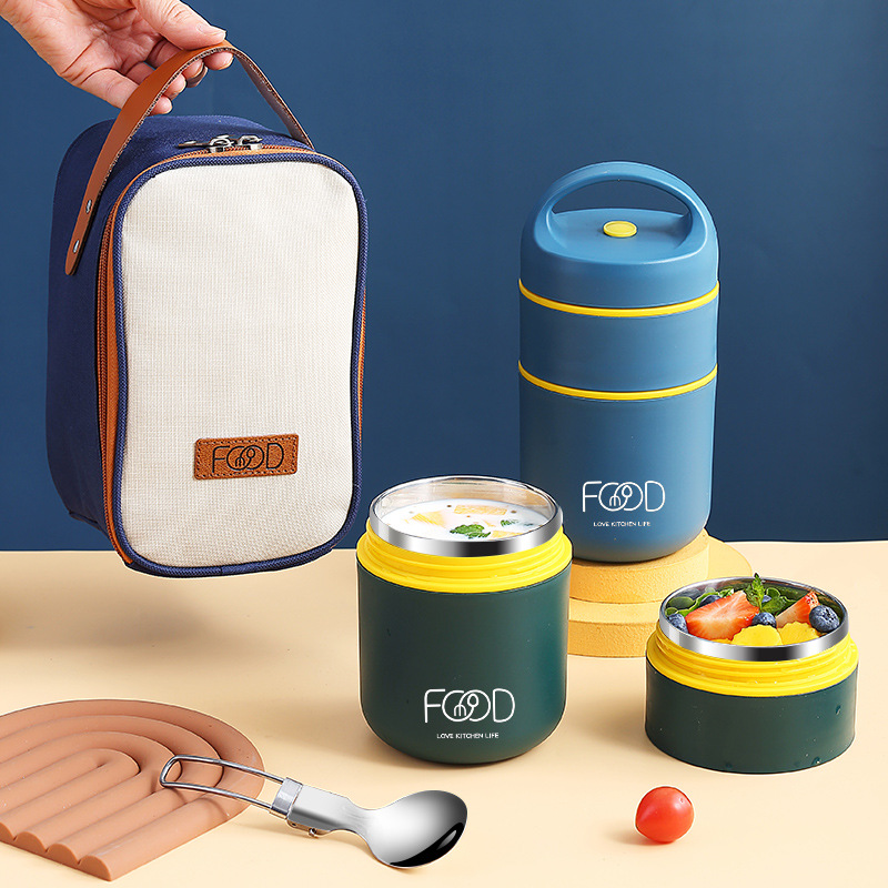 Food Storage Warmer - Kotak Makan Siang Berinsulasi Baja Tahan