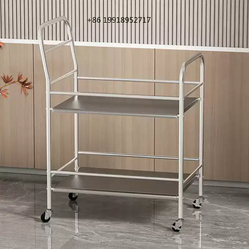 Food Storage In Restaurant - Troli Utilitas Stainless Steel, Troli Penyajian