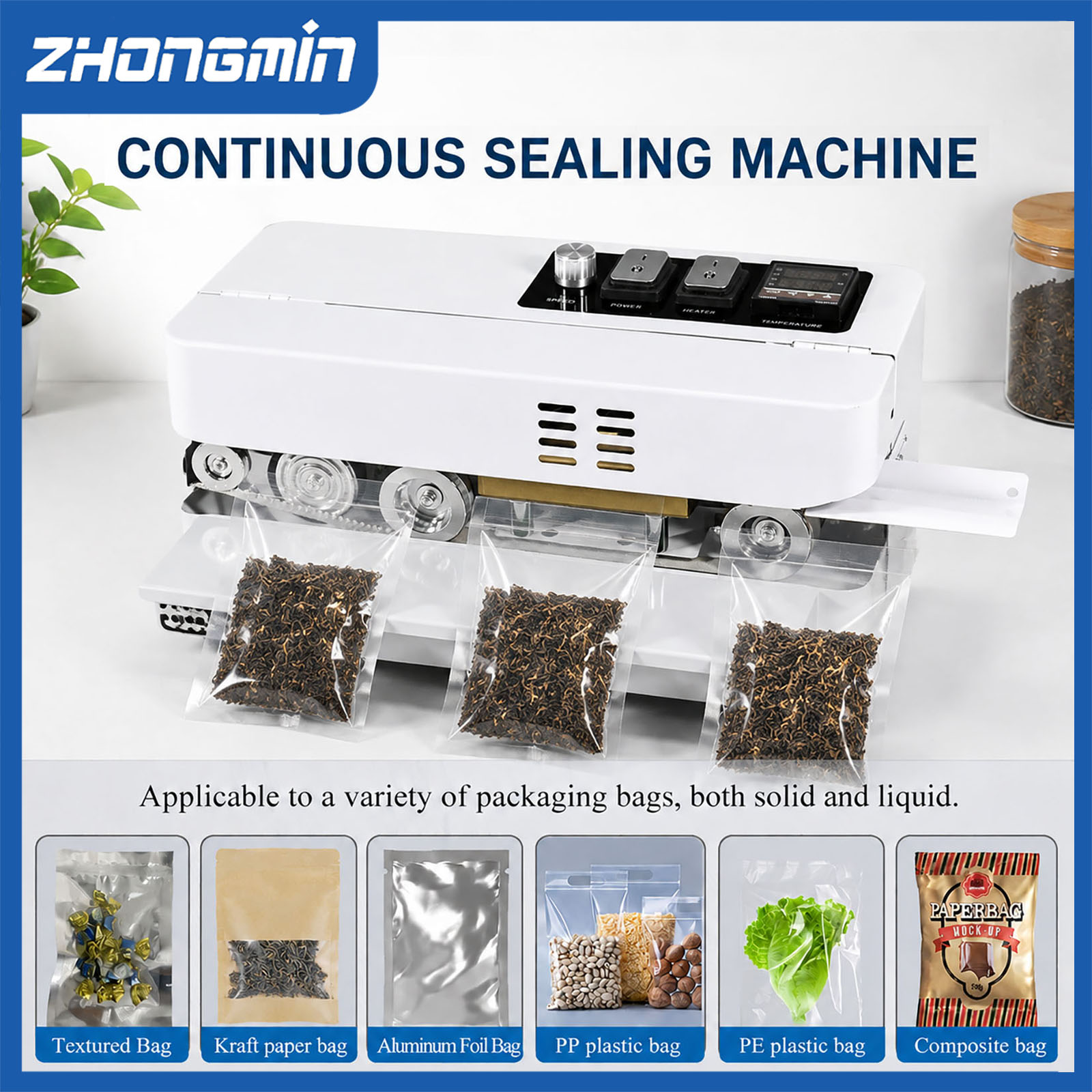 Food Storage Machine - Mesin Penyegel Vakum Makanan ZHONGMIN Electric,