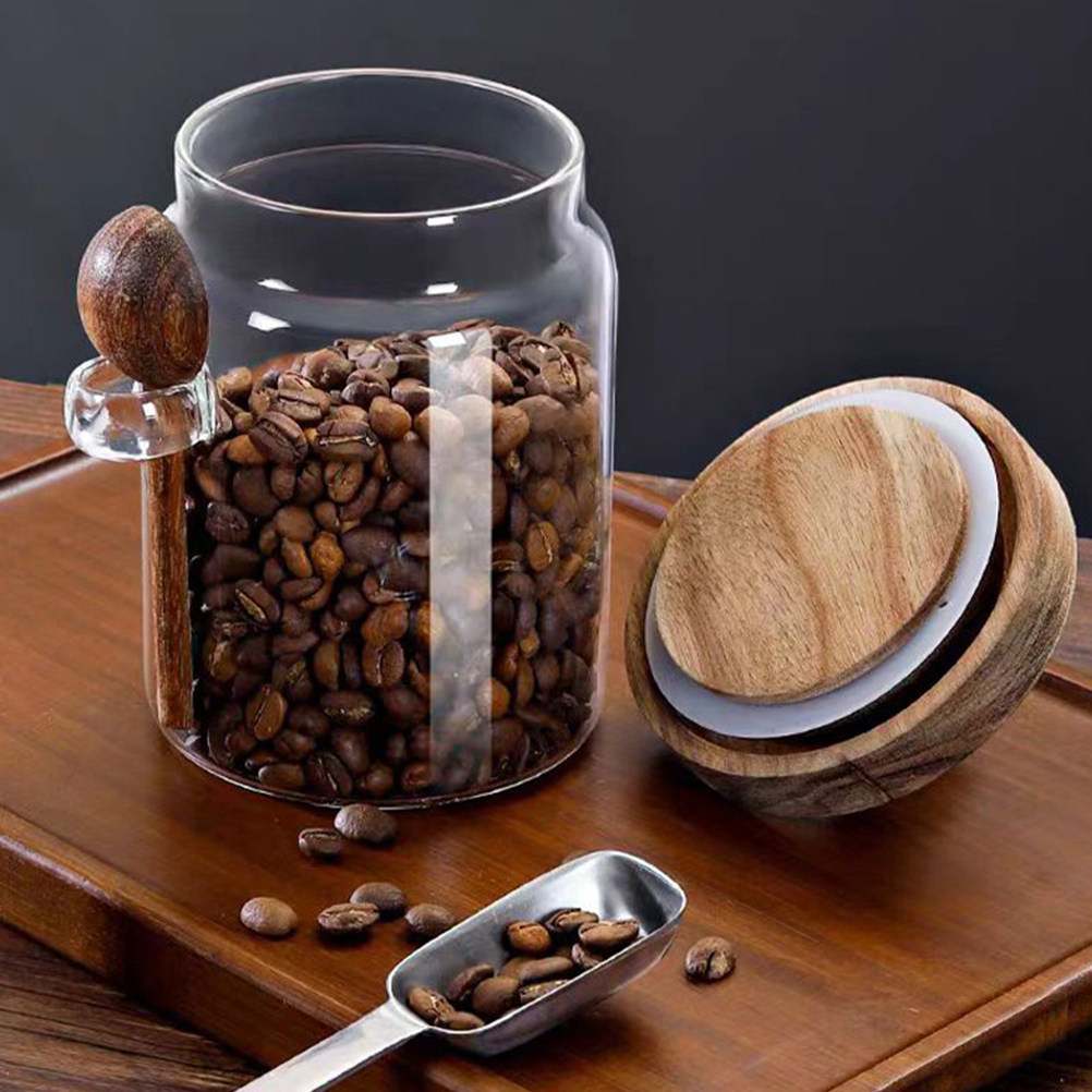 Food Storage Glass Jar - Stoples Penyimpanan Makanan Kaca Transparan dengan