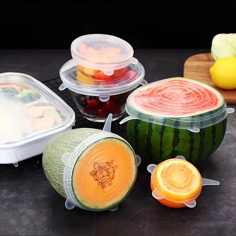 Silicone Stretch Lid - 6Pcs Tutup Silikon Elastis Dapat Digunakan
