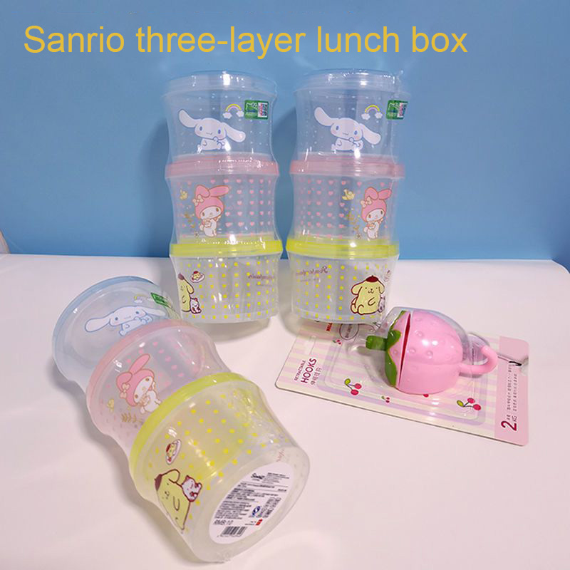 Food Storage Underground - Set Kotak Bento Kitty 3 Buah