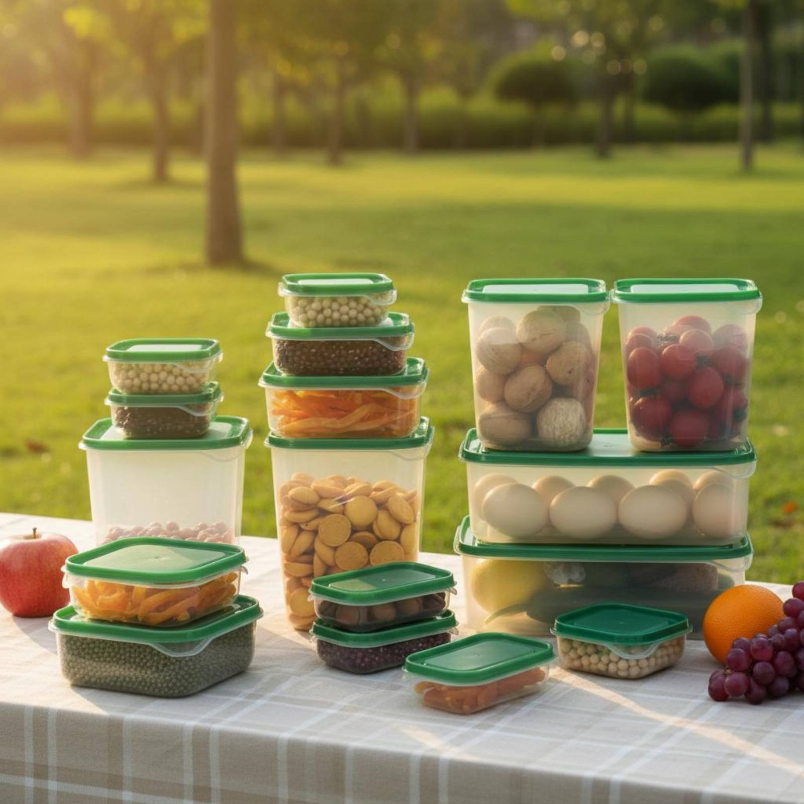17 Buah Set Kotak Penyimpanan  - Food Storage Containers ulasan dan harga