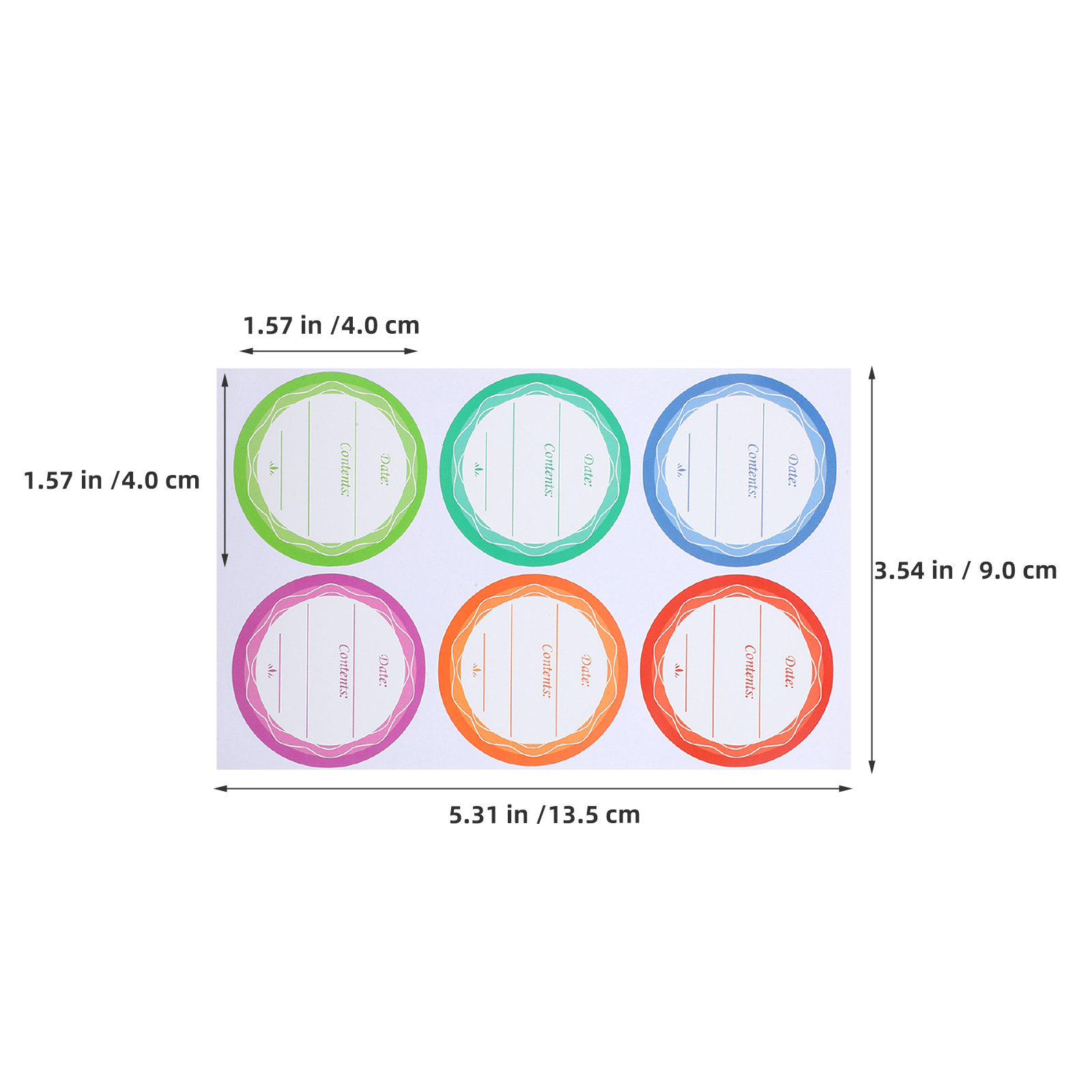 180Pcs Label Tanggal Tahan Air - Food Storage Glass Jar ulasan dan harga