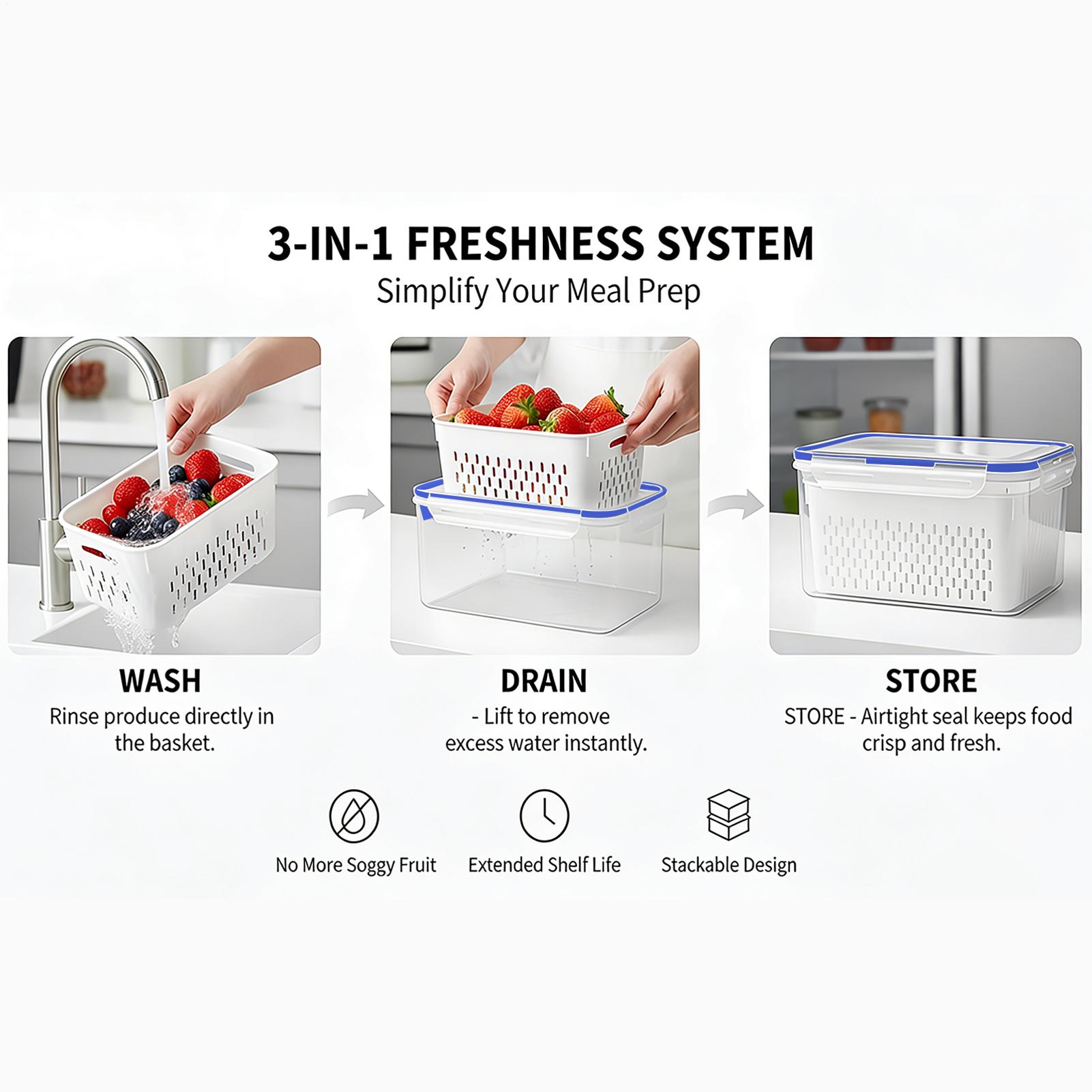 Wadah Penyimpanan Makanan 4 In - Food Storage Containers ulasan dan harga