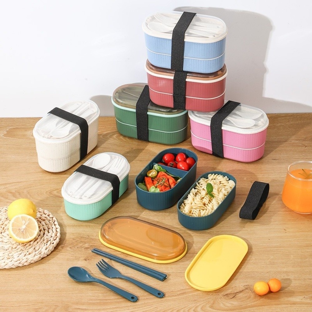 Kotak Makan Siang Portabel Dua - Food Storage Made Easy ulasan dan harga
