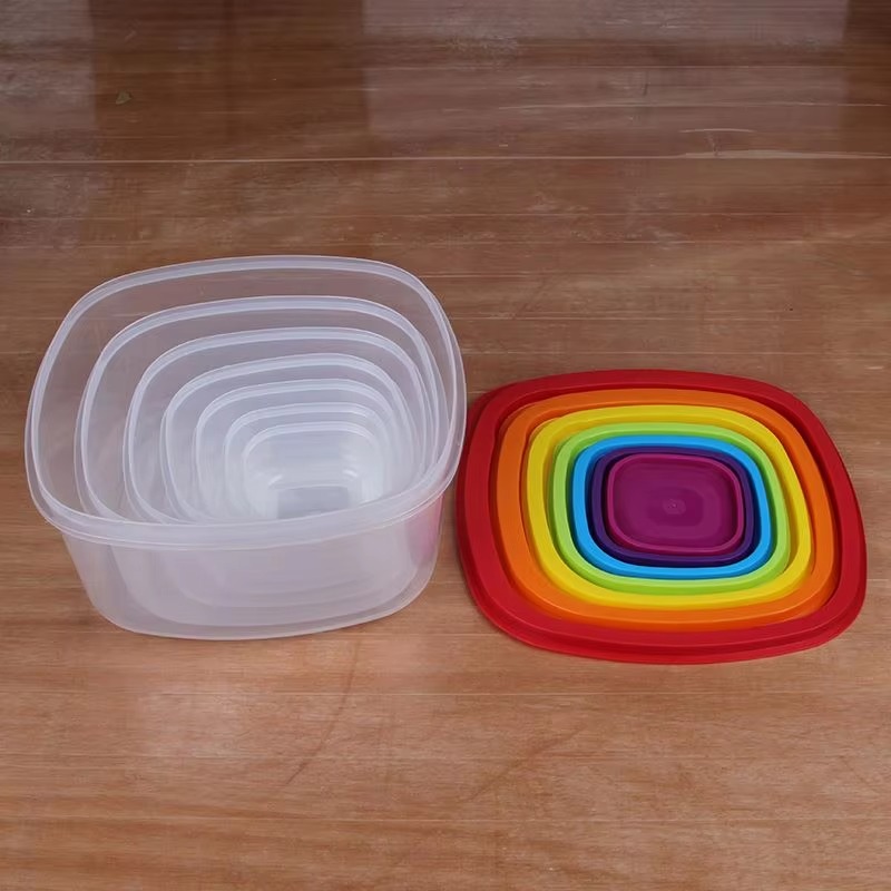Rainbow 7pcs Wadah Makanan Pla - Food Storage Containers ulasan dan harga