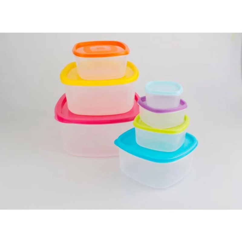 Rainbow 7pcs Wadah Makanan Pla - Food Storage Containers ulasan dan harga