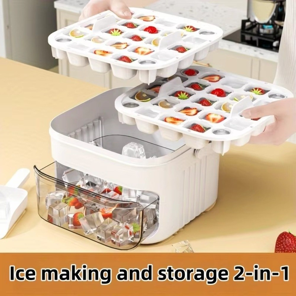 Pembuat Es Batu 50 Kubus denga - Food Storage Machine ulasan dan harga