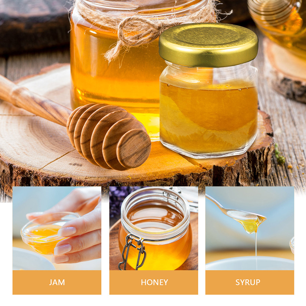 6 Buah Stoples Kaca Bentuk Hek - Food Storage Glass Jar ulasan dan harga