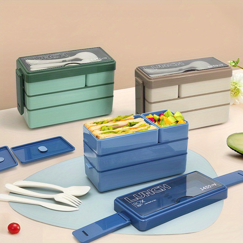 Kotak makan siang Bento 1450ML - Food Storage Made Easy ulasan dan harga