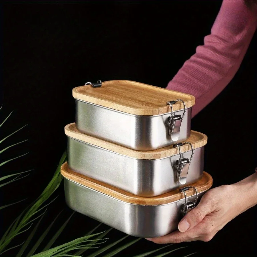 Kotak Makan Siang Tutup Bambu  - Food Storage Cabinet ulasan dan harga