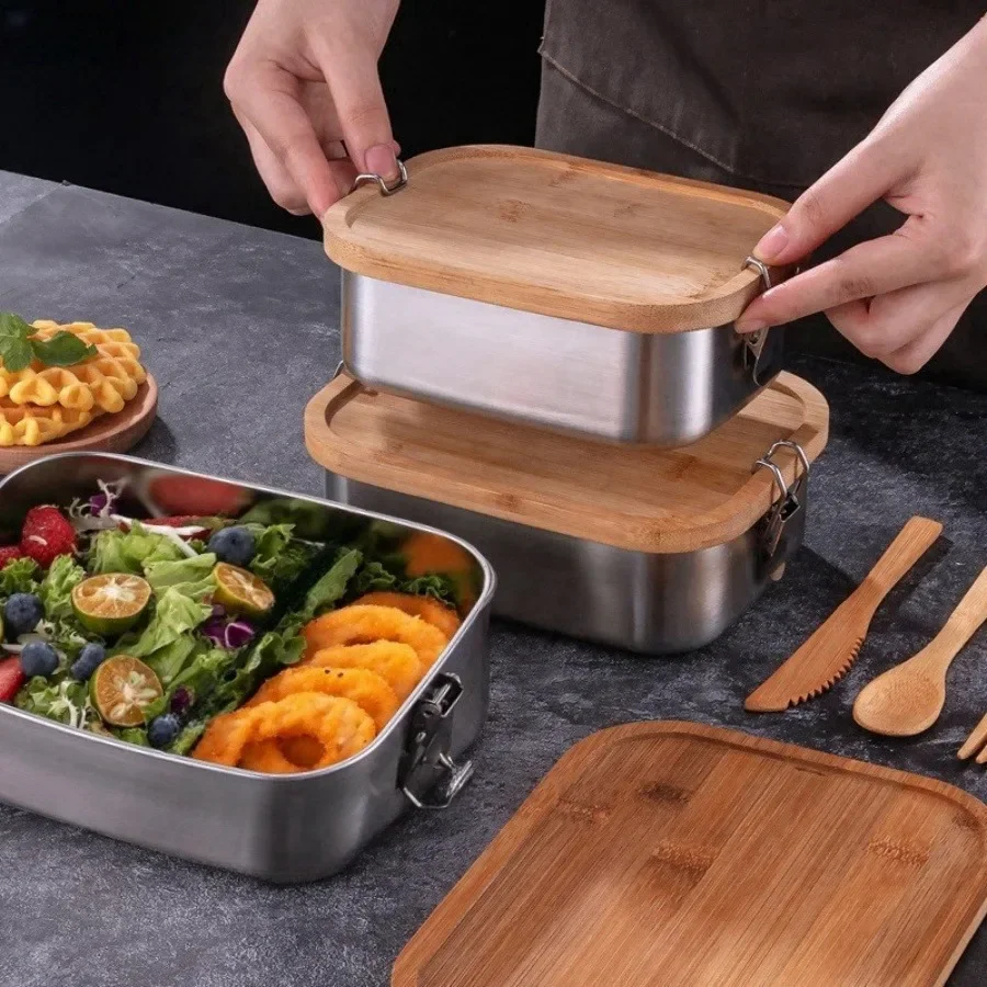 Kotak Makan Siang Tutup Bambu  - Food Storage Cabinet ulasan dan harga