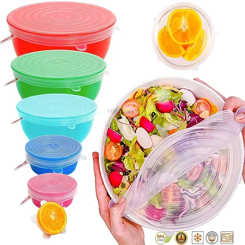 Tutup alat dapur Universal, un - Silicone Stretch Lid ulasan dan harga