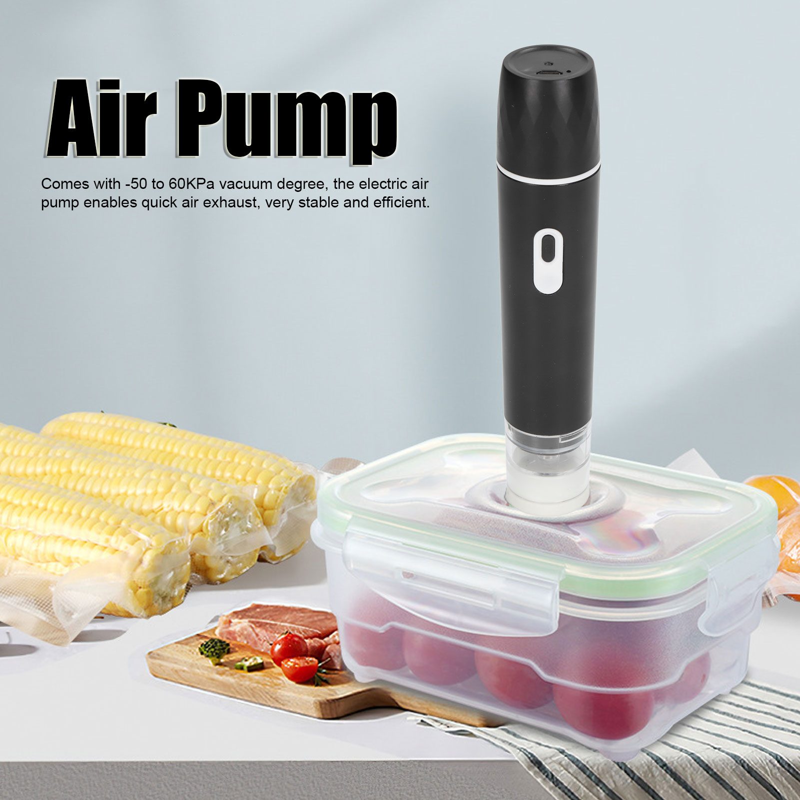 Pompa Udara Listrik Penyegel V - Food Storage Machine ulasan dan harga