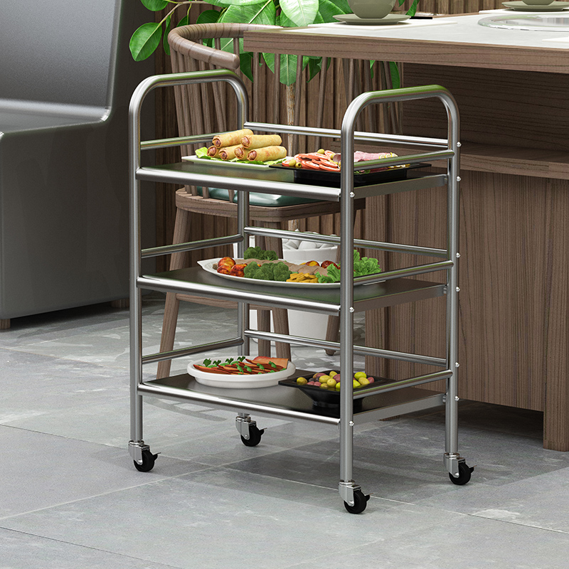 Troli Utilitas Stainless Steel - Food Storage In Restaurant ulasan dan harga