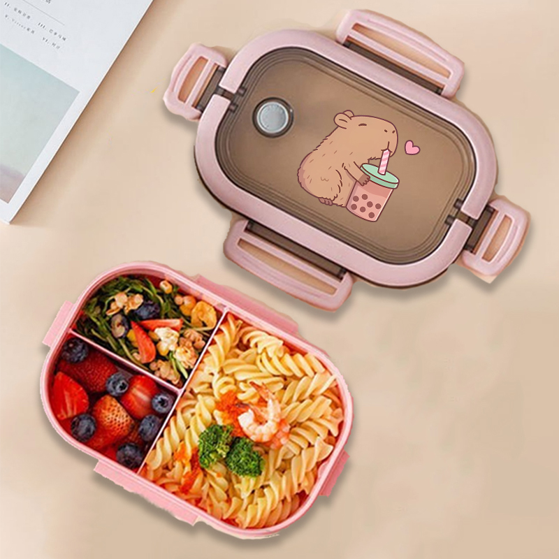 Kotak Makan Siang Bento Capyba - Food Storage Containers ulasan dan harga
