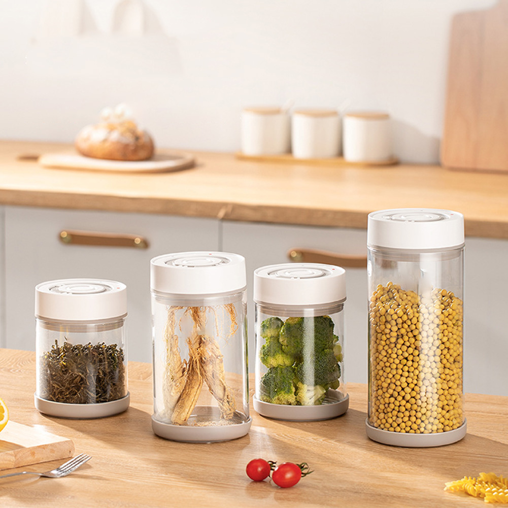 Kitchen Moisture-proof Glass C - Food Storage Glass Jar ulasan dan harga