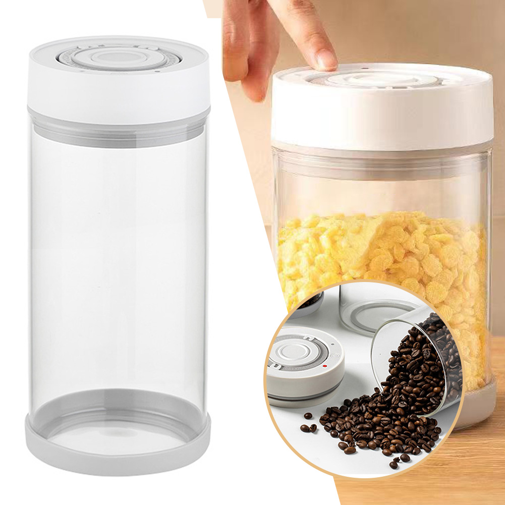 Kitchen Moisture-proof Glass C - Food Storage Glass Jar ulasan dan harga