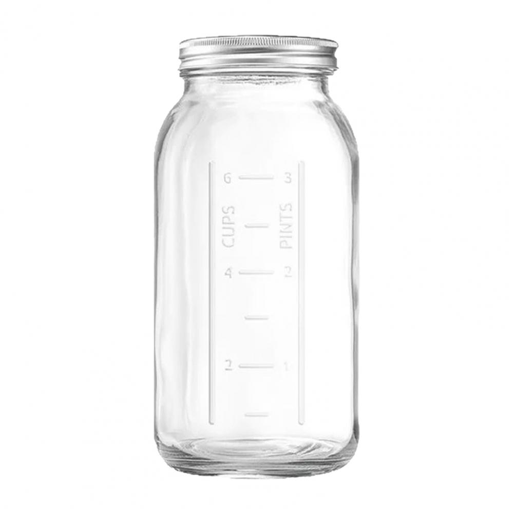 Stoples Kaca Mason Mulut Lebar - Food Storage Glass Jar ulasan dan harga