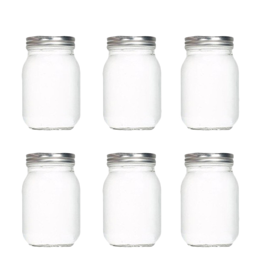 6 Buah Stoples Kaca Bulat Tran - Food Storage Glass Jar ulasan dan harga