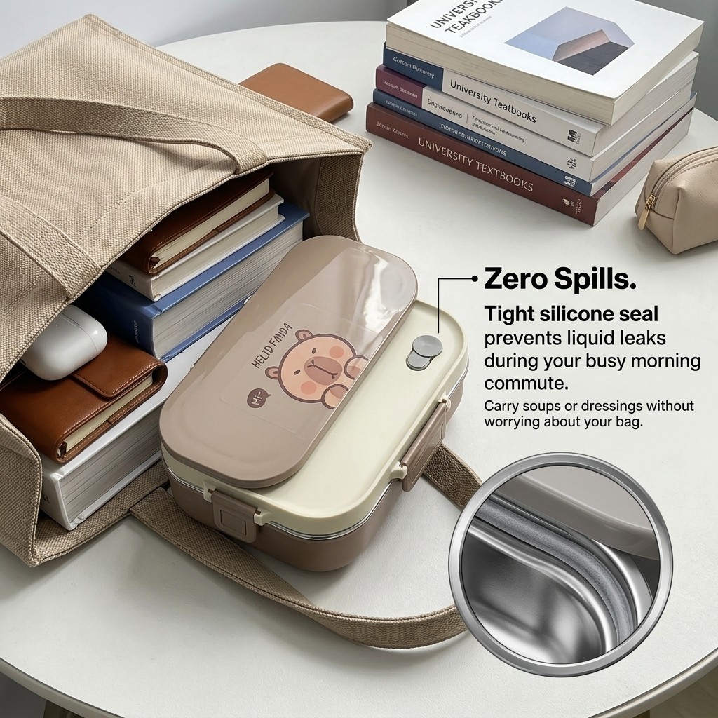 Set Kotak Makan Siang Bento St - Food Storage Underground ulasan dan harga