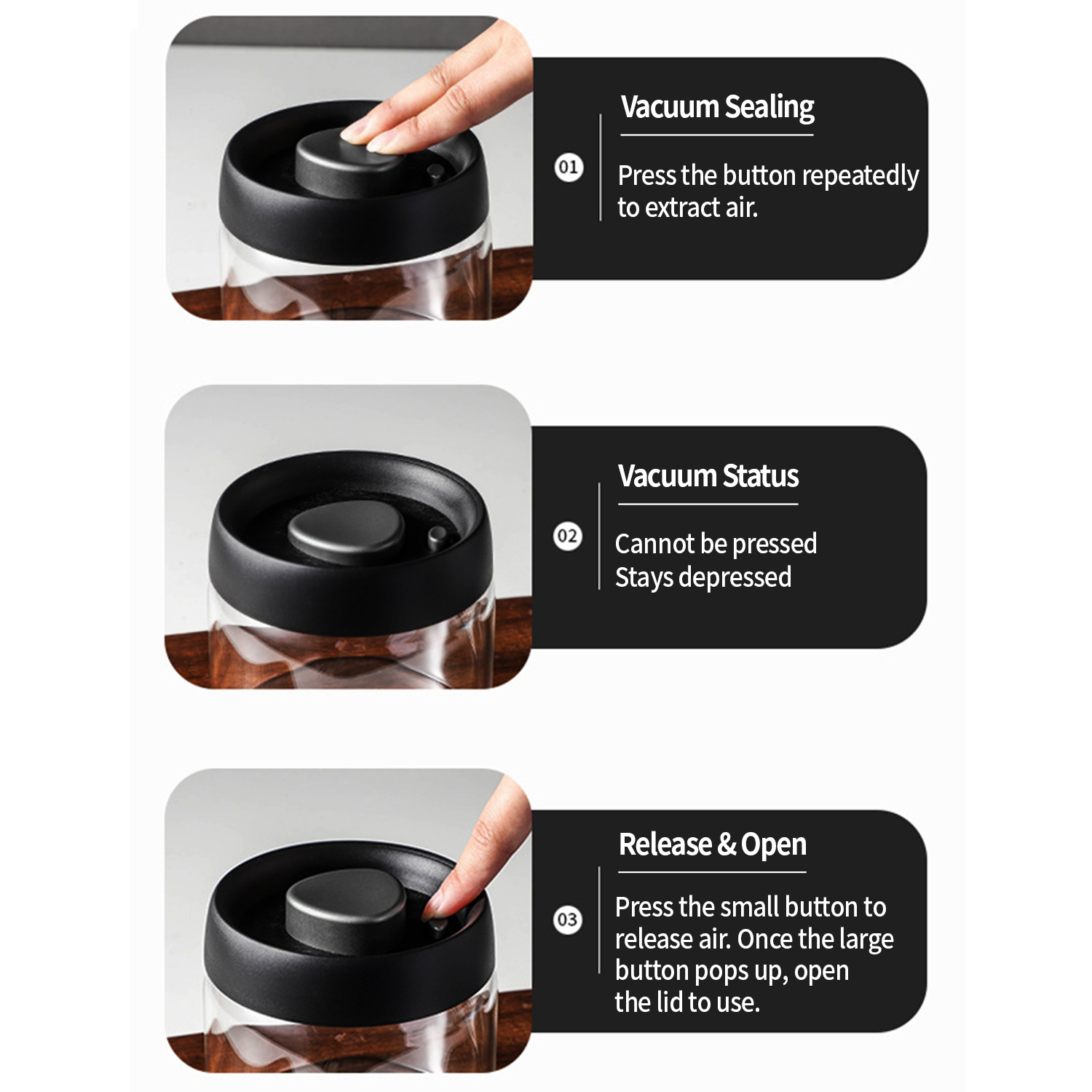 OANKR Wadah Kopi Vakum 500Ml 9 - Food Storage Machine ulasan dan harga