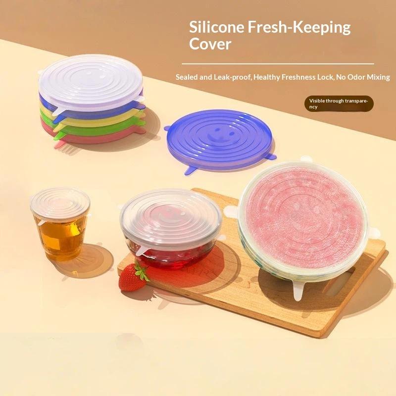 6Pcs Tutup Silikon Elastis Dap - Silicone Stretch Lid ulasan dan harga