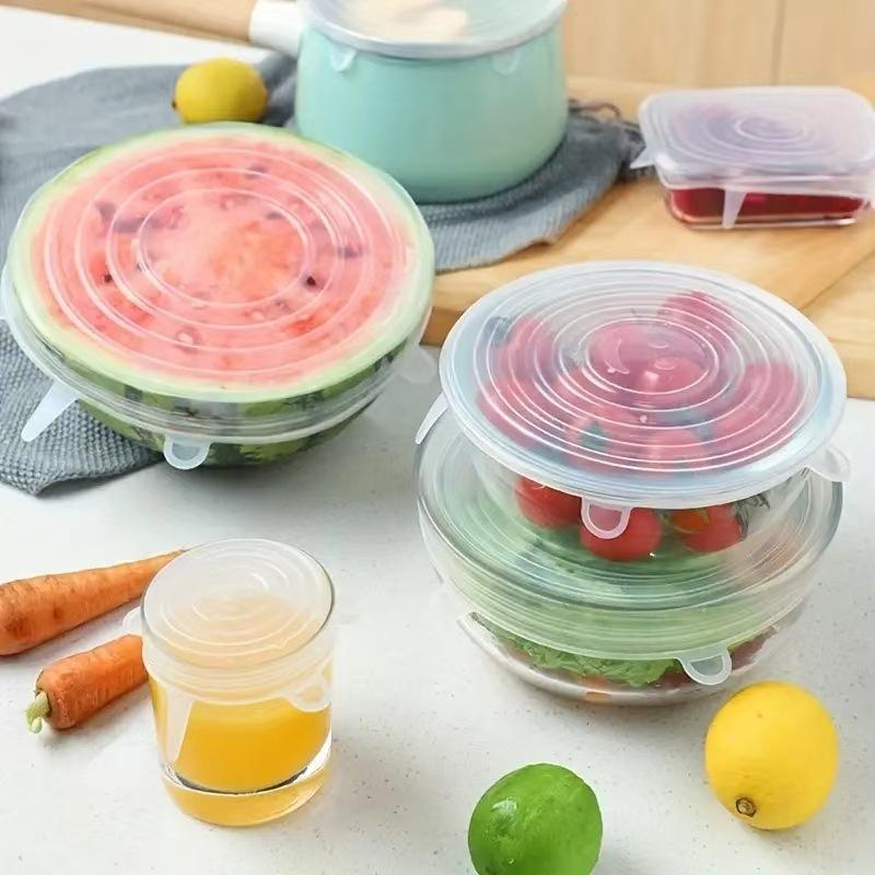 6Pcs Tutup Silikon Elastis Dap - Silicone Stretch Lid ulasan dan harga