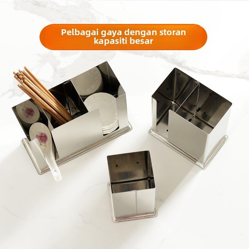 Kotak Penyimpanan Sendok Sumpi - Food Storage In Restaurant ulasan dan harga