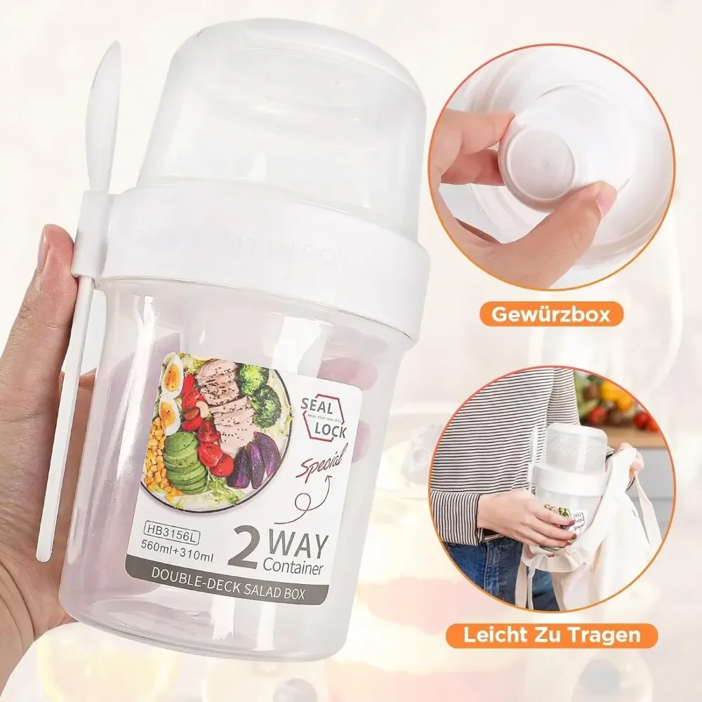 Cangkir Salad Cangkir Sarapan  - Food Storage Made Easy ulasan dan harga