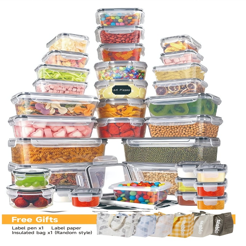 48PCS Set Wadah Penyimpanan Ma - Food Storage Airtight ulasan dan harga