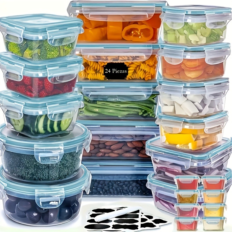48PCS Set Wadah Penyimpanan Ma - Food Storage Airtight ulasan dan harga