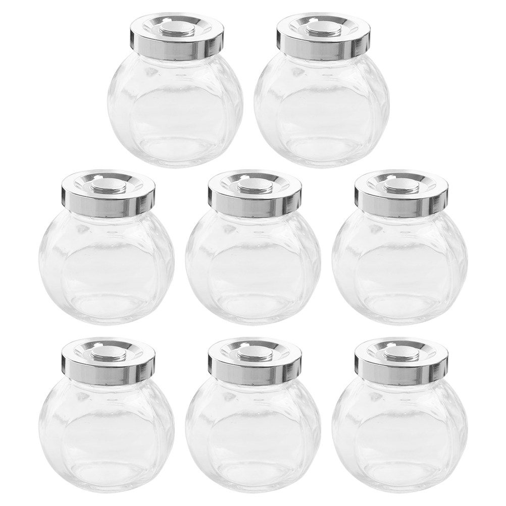 8 Buah Stoples Penyimpanan Kac - Food Storage Glass Jar ulasan dan harga