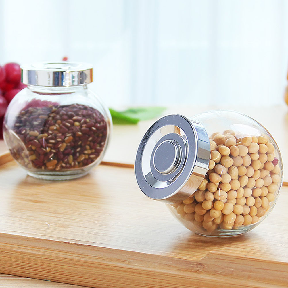 8 Buah Stoples Penyimpanan Kac - Food Storage Glass Jar ulasan dan harga
