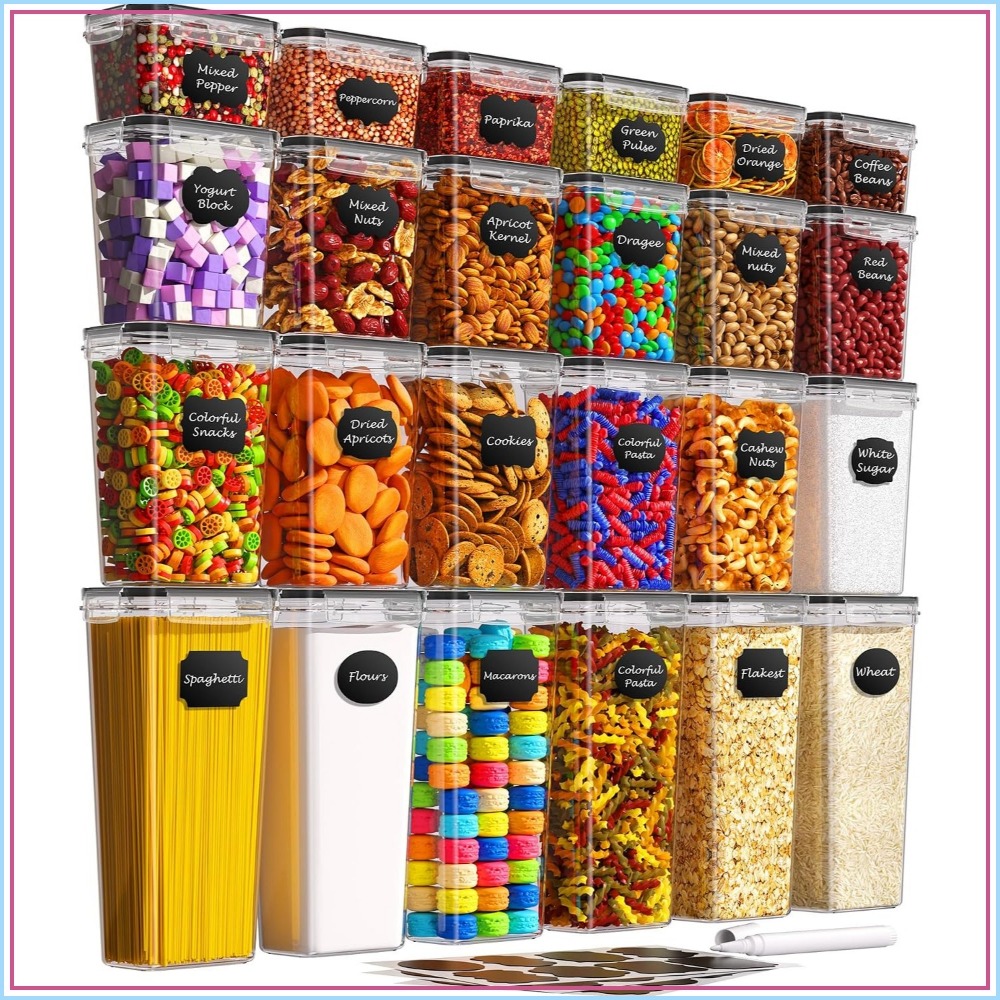 24 PCS Wadah Penyimpanan Makan - Food Storage Containers ulasan dan harga