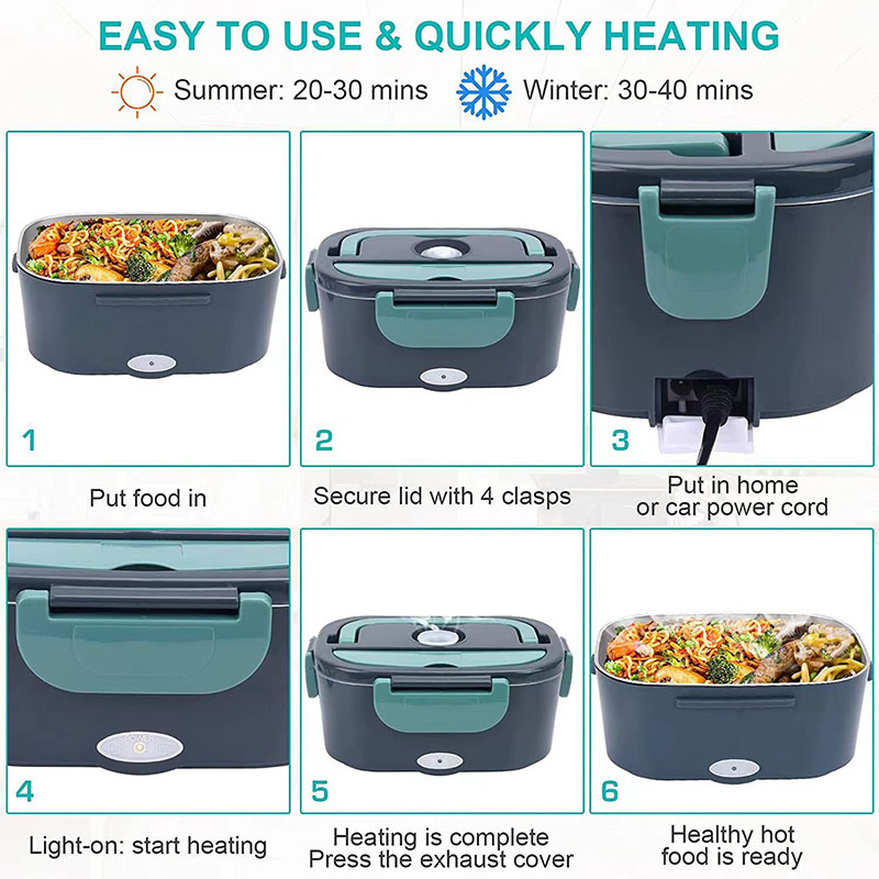 Kotak makan siang listrik, pem - Food Storage Warmer ulasan dan harga