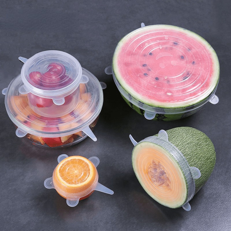 6-Pack Penutup Makanan Silikon - Silicone Stretch Lid ulasan dan harga